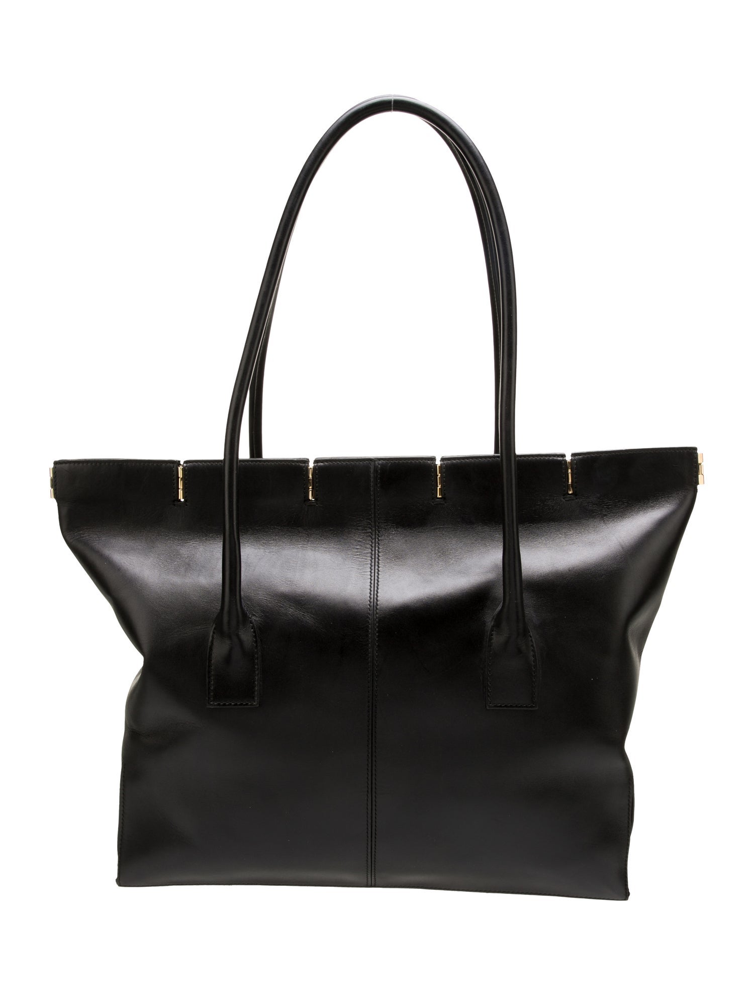 Peter Do Solid Leather Tote Bag